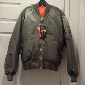 Men's Flight Jacket Nwt